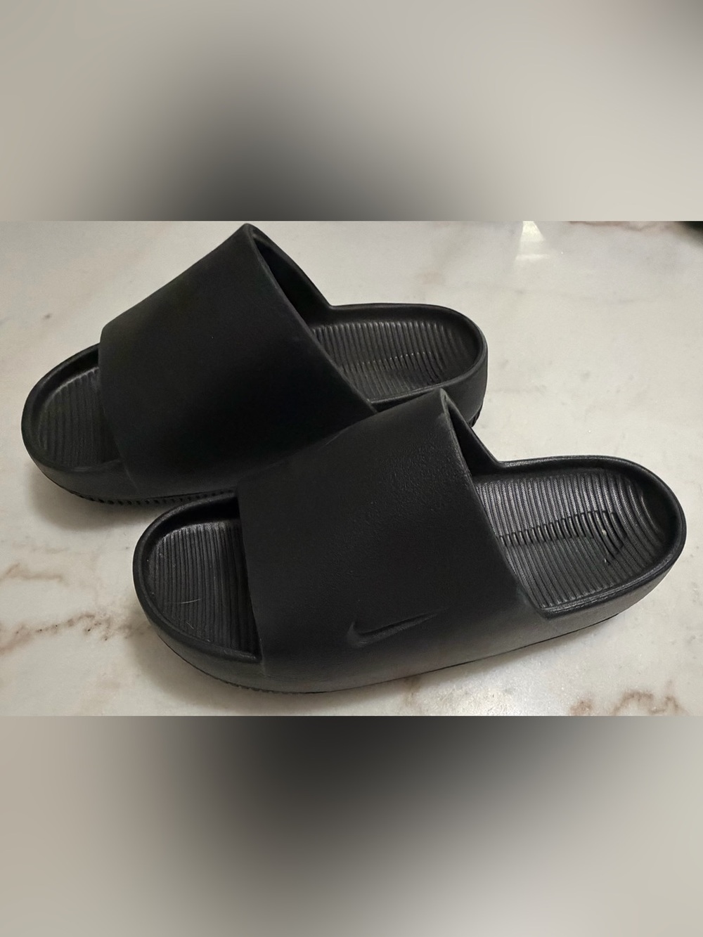 Nike Calm Slides Black/Black Women’s Size 5